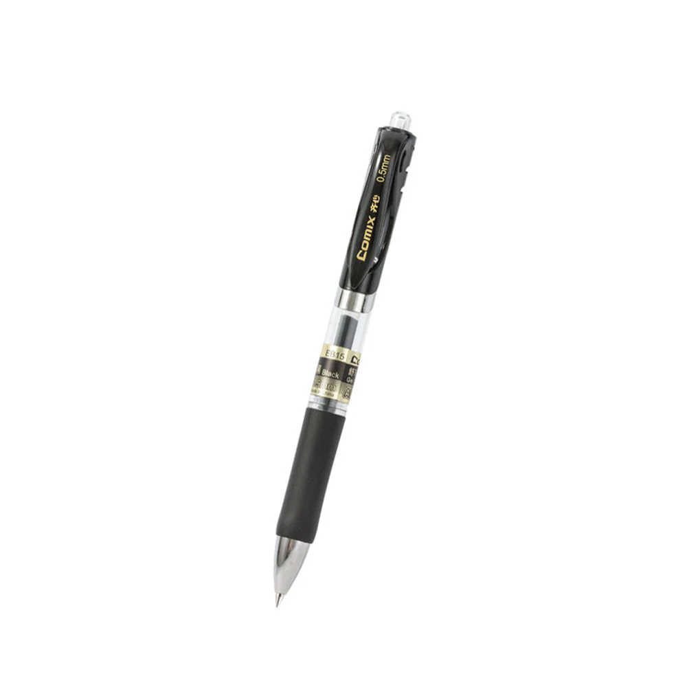 COMIX Gold Gel Pen Black (30 pieces) - Image 7