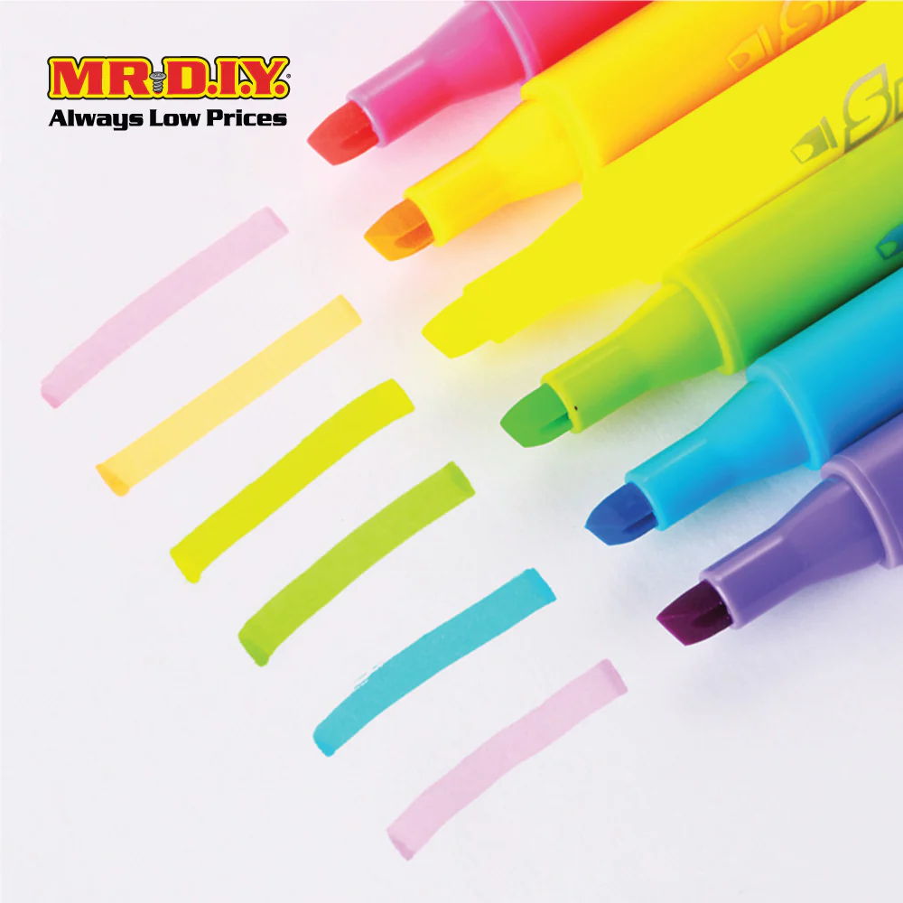 COMIX Highlighter (6 pieces)(1-5mm) - Image 6