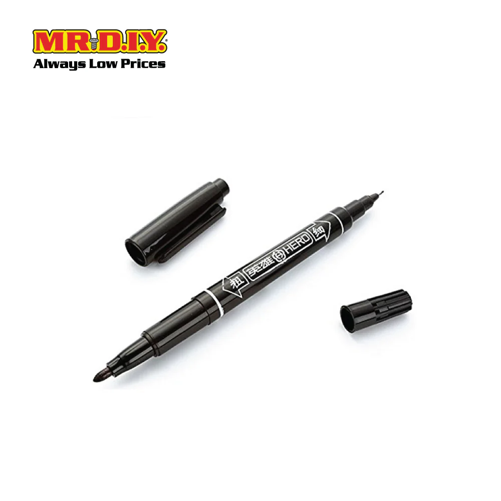 COMIX Marker Pen Black (12 pieces)(0.5-1.5mm) - Image 4