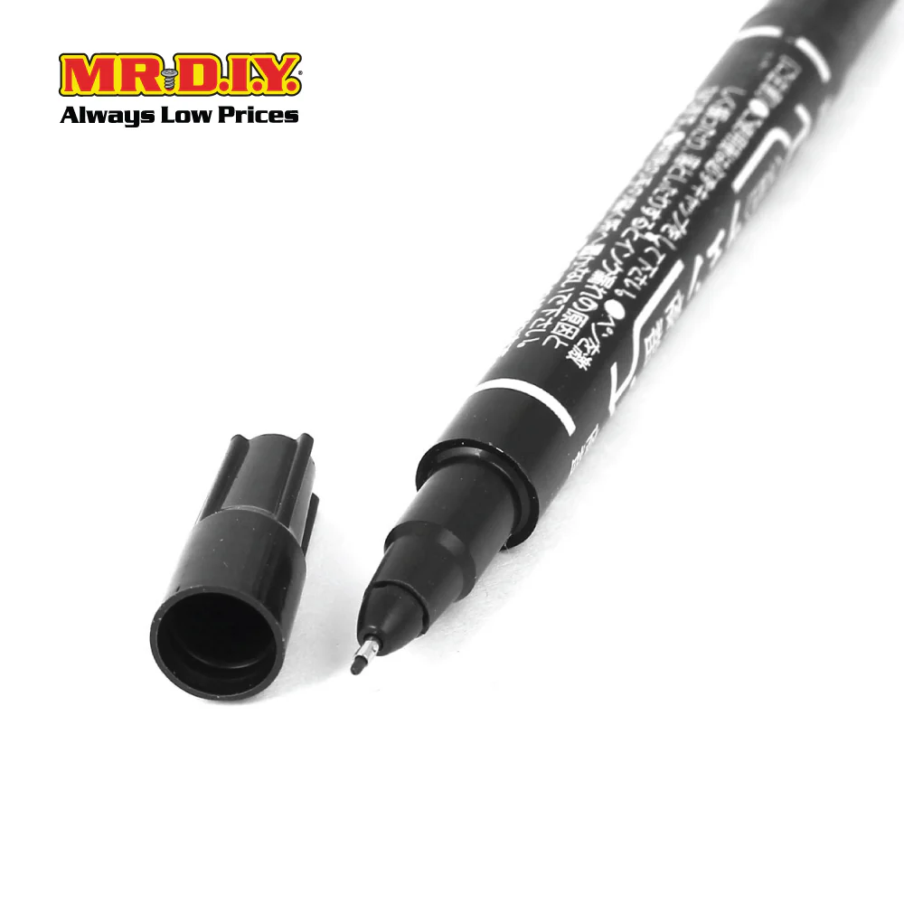 COMIX Marker Pen Black (12 pieces)(0.5-1.5mm) - Image 5