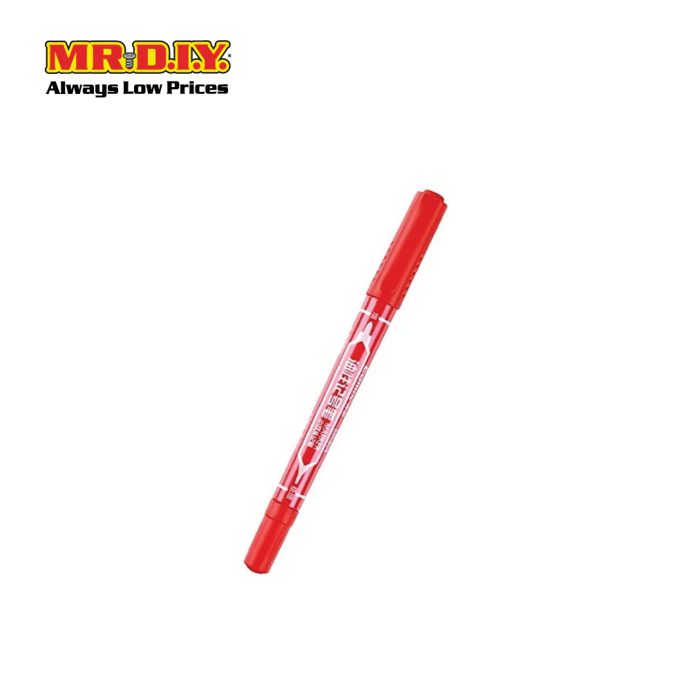 COMIX Marker Pen Red (12 pieces)(0.5-1.5mm) - Image 4