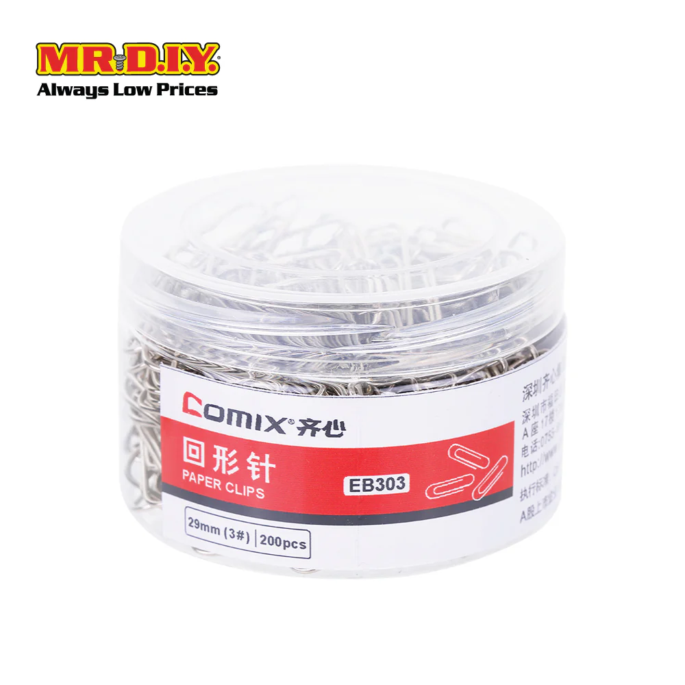 COMIX Paper Clip (200 pieces)(29mm) - Image 3