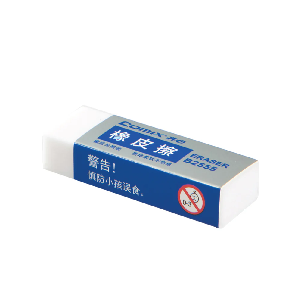 (MR.DIY) COMIX Soft White Eraser (30 pieces) (54 x 19 x 11mm) - Image 5