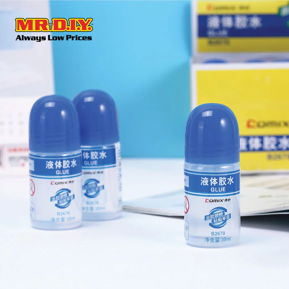 COMIX Water Glue (12 pieces)(35ml) - Image 3