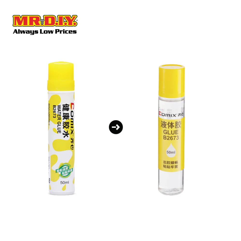 COMIX Water Glue (12 pieces)(50ml) - Image 2
