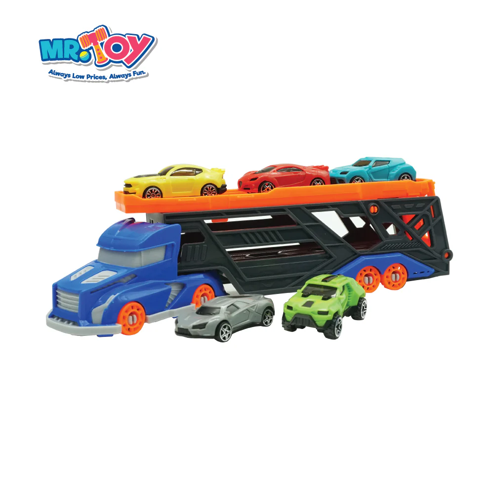 (MR.DIY) Container Truck with 6pcs Cars - Image 3