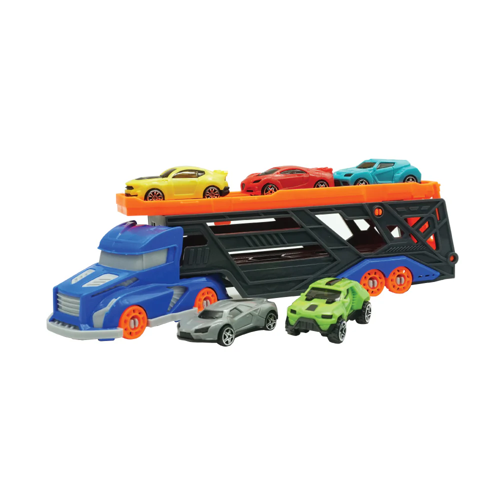 (MR.DIY) Container Truck with 6pcs Cars - Image 4