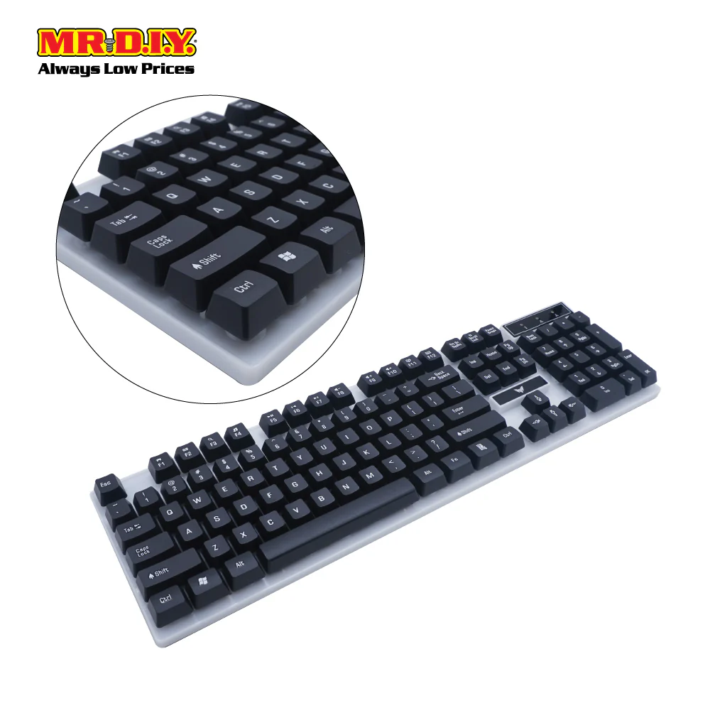 CROWN CMKG-201 MICRO Wired Multimedia Gaming Keyboard with Backlight - Image 4