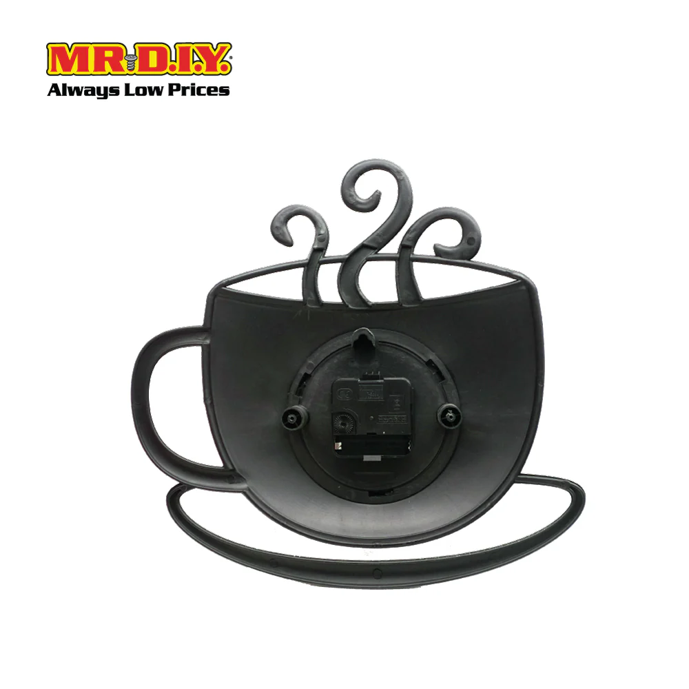 (MR.DIY) Coffee Cup Wall Clock (12 Inch) - Image 2