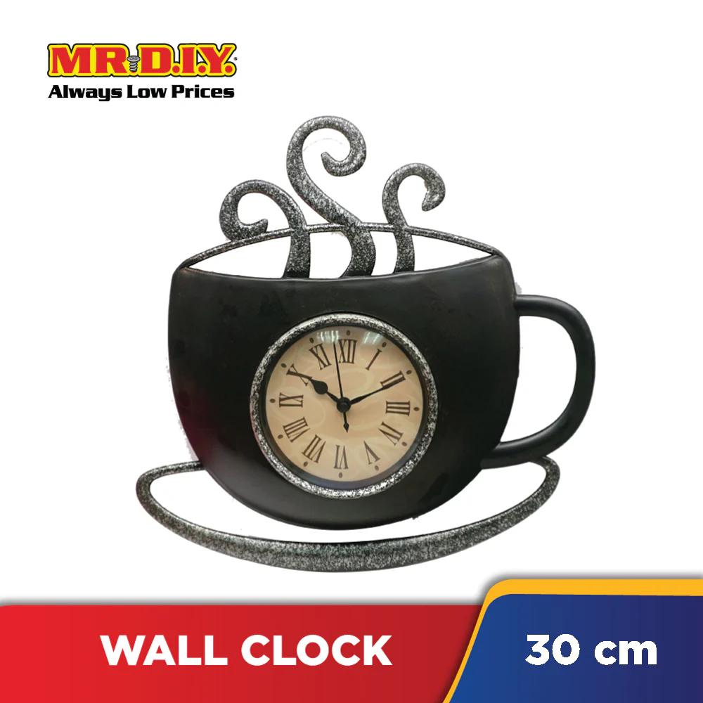 (MR.DIY) Coffee Cup Wall Clock (12 Inch) - Image 4