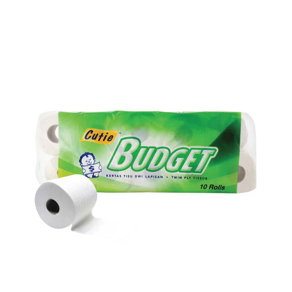 CUTIE 2-Ply Budget Toilet Roll Tissue (10pcs) - Image 4