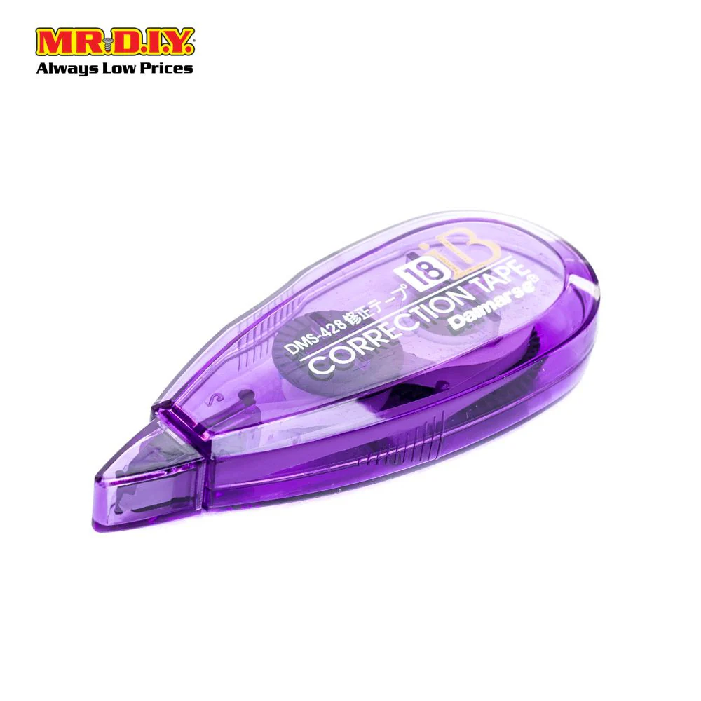 (MR.DIY) DAIMARSE Jumbo Strong Adhesion Non-Toxic Correction Tape - DMS428 [18m] (0.5mm) - Image 2
