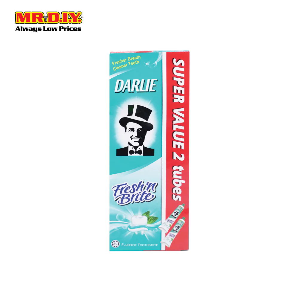 DARLIE Twin Pack Fresh 'N Brite Sweet Mint Fluoride Toothpaste (2 x 140g) - Image 3