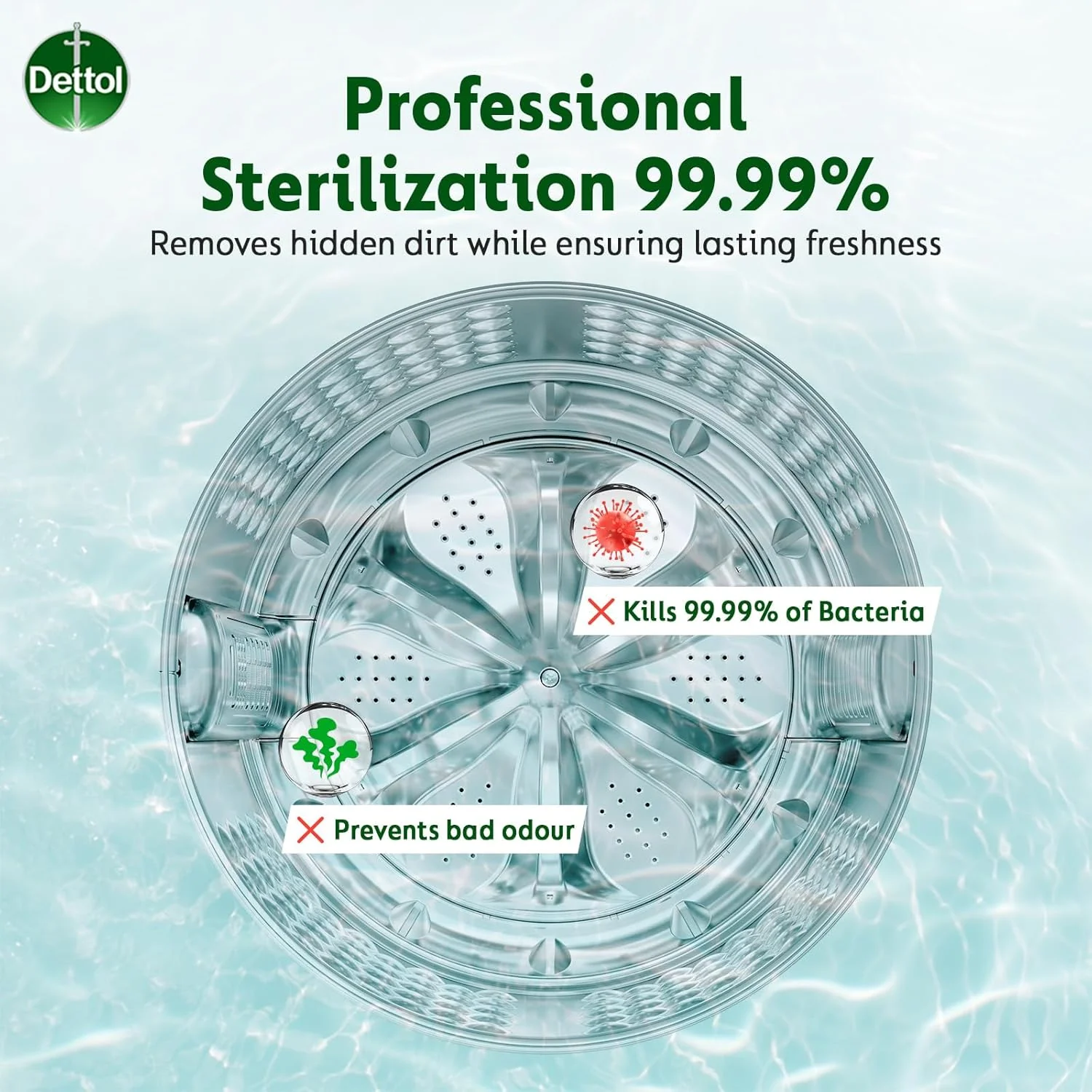 DETTOL Washing Machine Cleaner (250ml) - Image 3