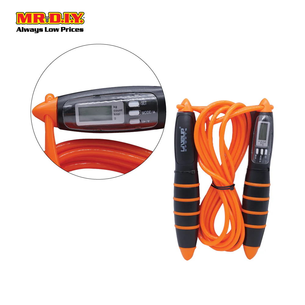 (MR.DIY) LIVEUP Digital Sports Fitness Calorie Counting Jump Rope (3m) - Image 3