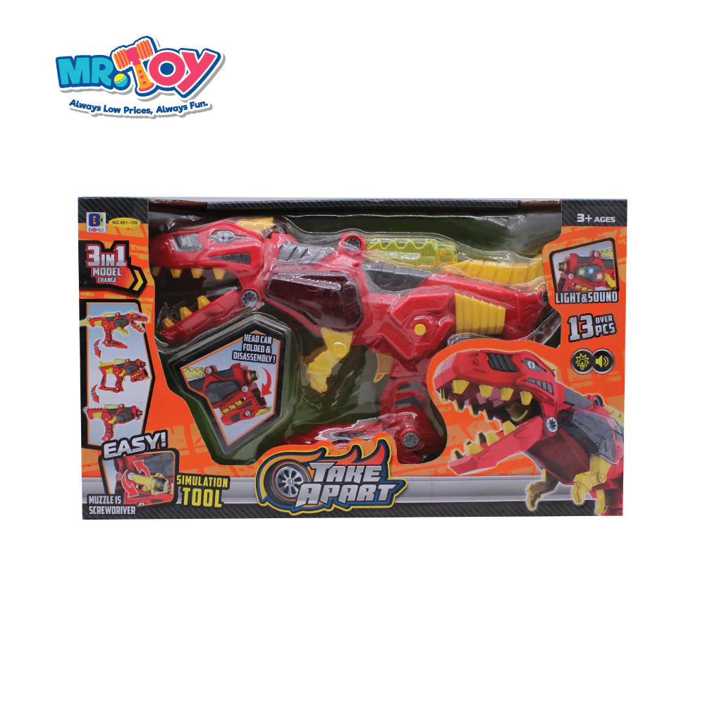 (MR. TOY) Dinosaur Playset 661-196 - Image 5