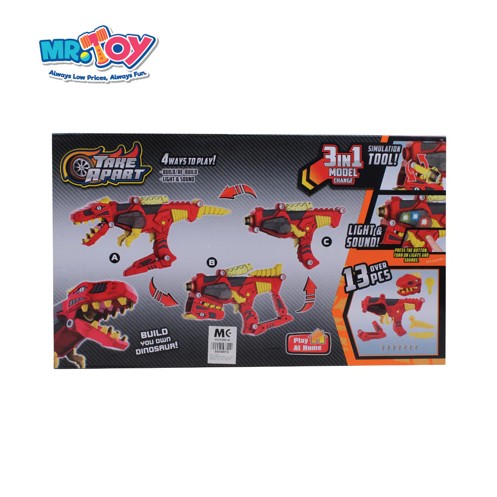 (MR. TOY) Dinosaur Playset 661-196 - Image 6
