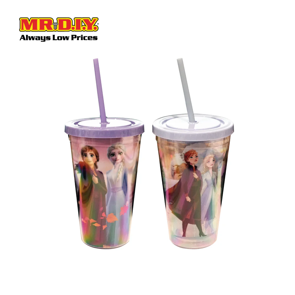 Disney Frozen Tumbler With Straw 450ml - Image 3