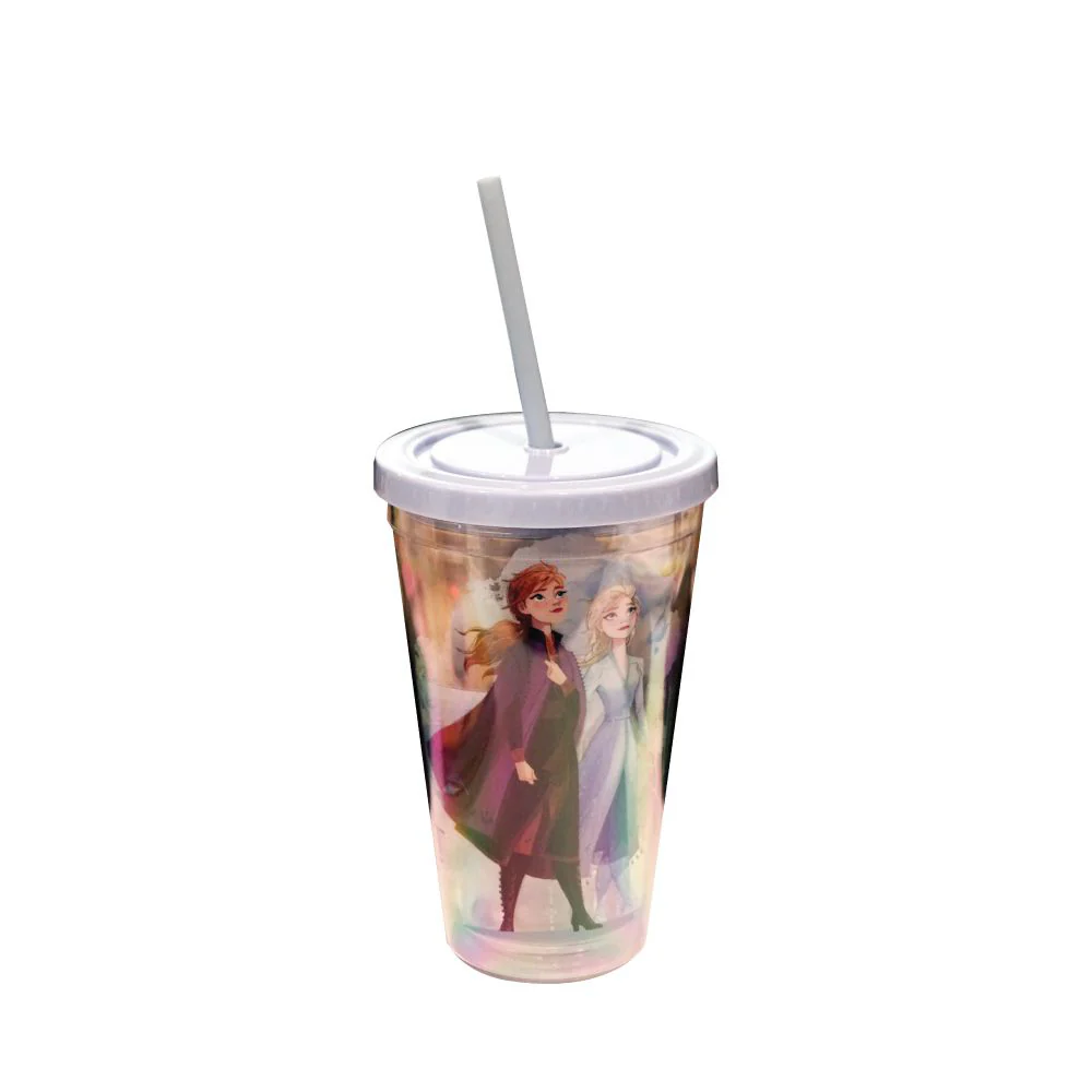 Disney Frozen Tumbler With Straw 450ml - Image 4