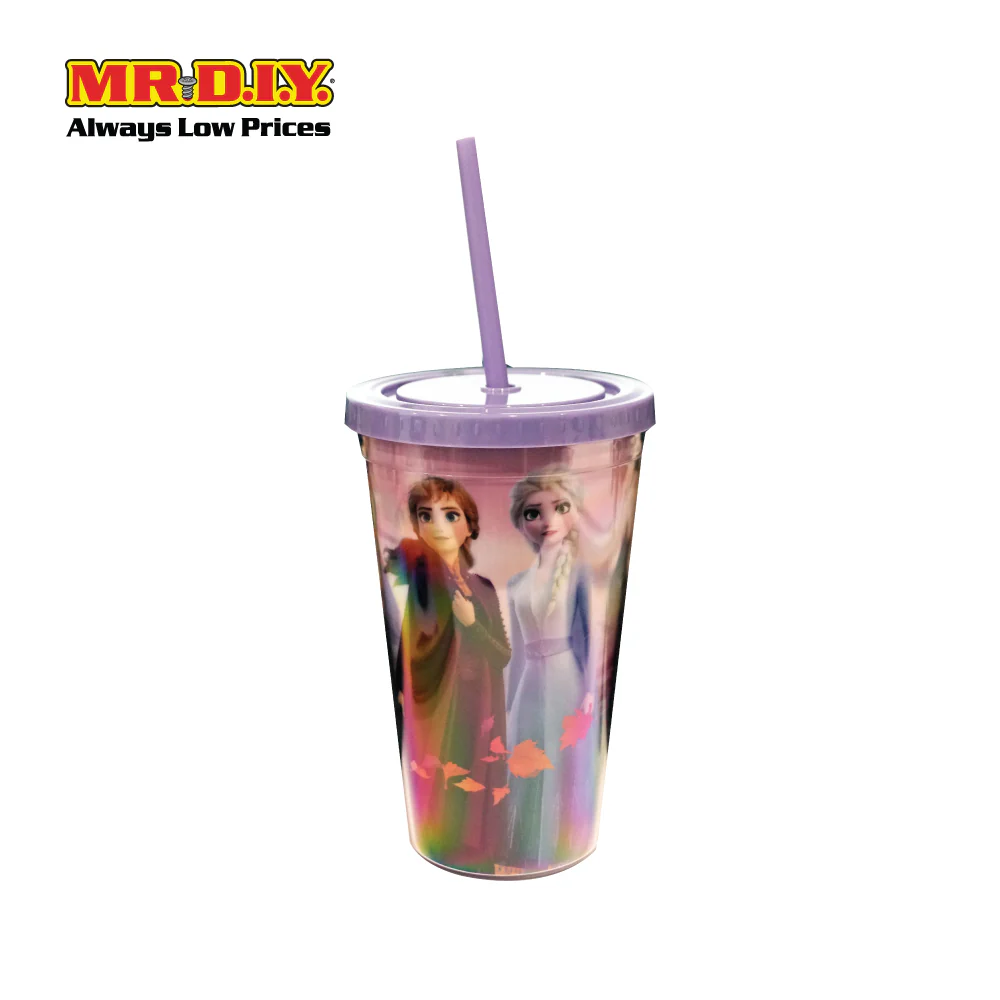 Disney Frozen Tumbler With Straw 450ml - Image 5