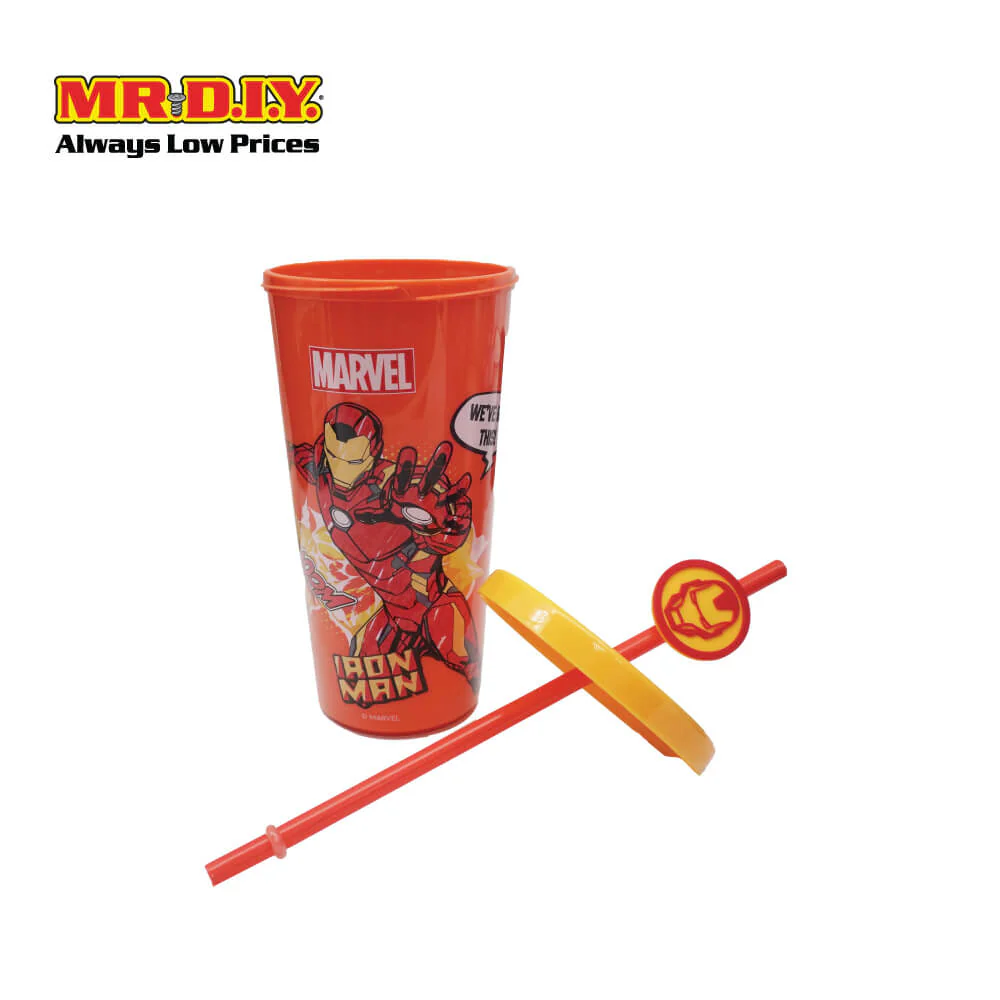 MARVEL Iron Man Straw Cup (700ml) - Image 3