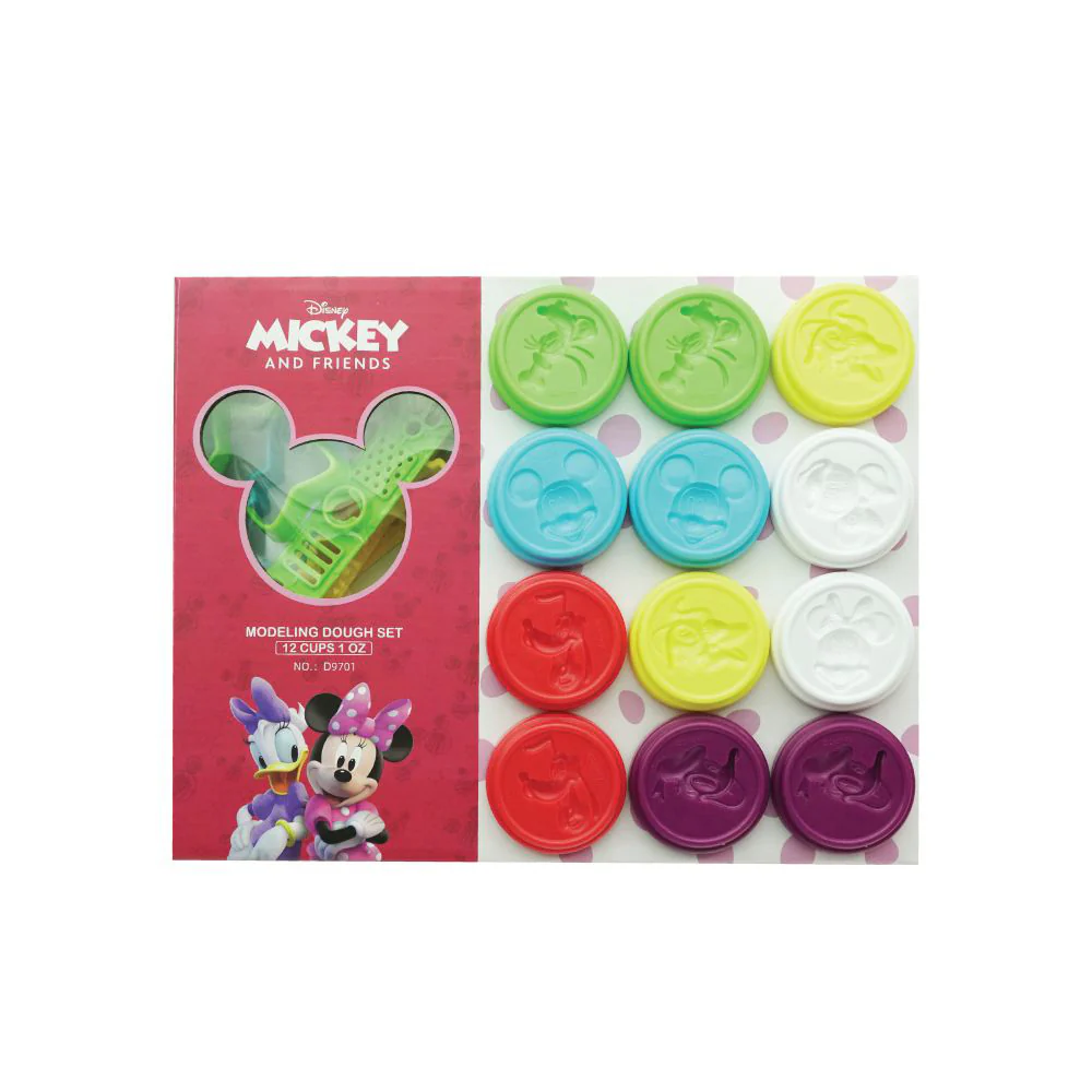 Disney Mickey Color Dough Playset (12 pieces) - Image 4