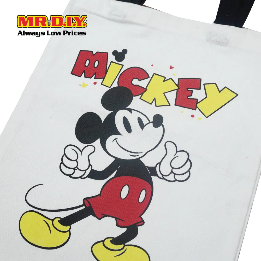 DISNEY Mickey Cotton Tote Bag (L38cm x 32cm) - Image 3