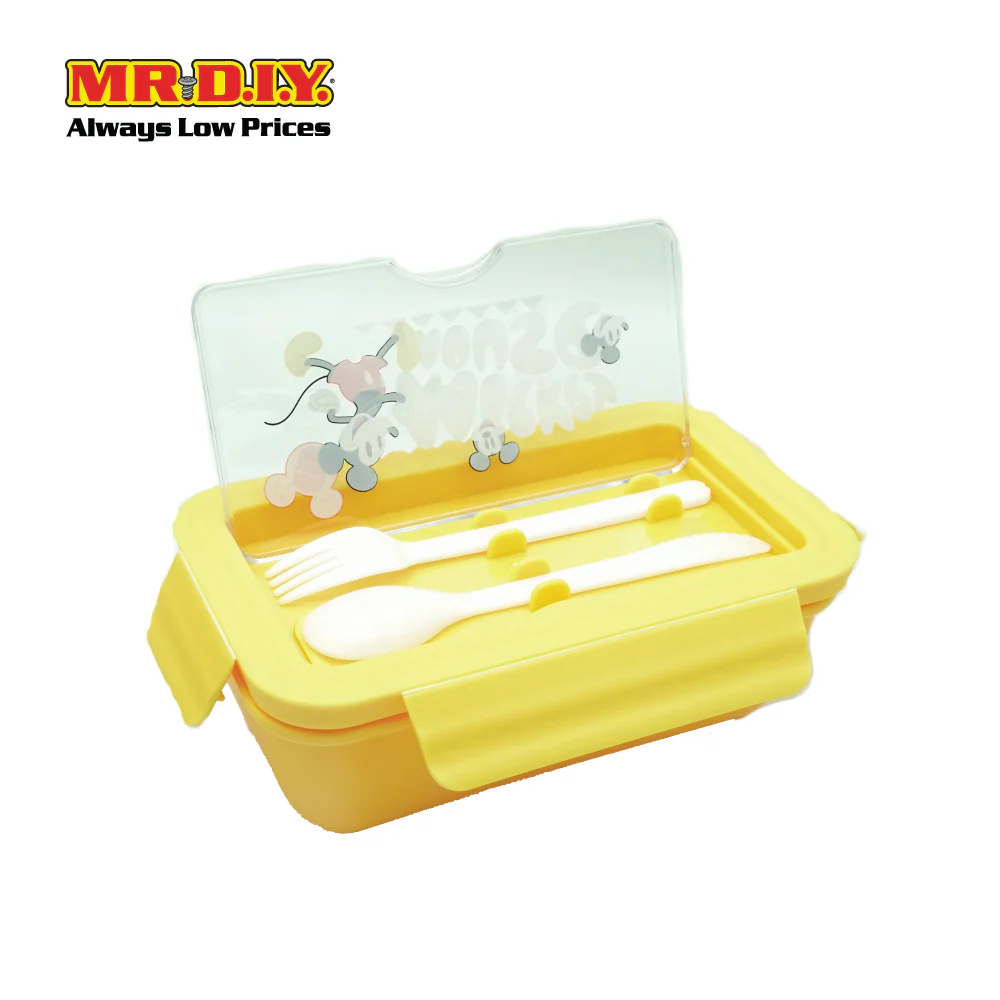 Disney Mickey Lunch Box (20.5cm x 12.5cm x 7.5cm) - Image 2