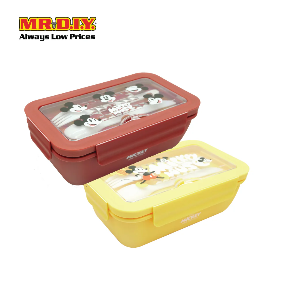Disney Mickey Lunch Box (20.5cm x 12.5cm x 7.5cm) - Image 3