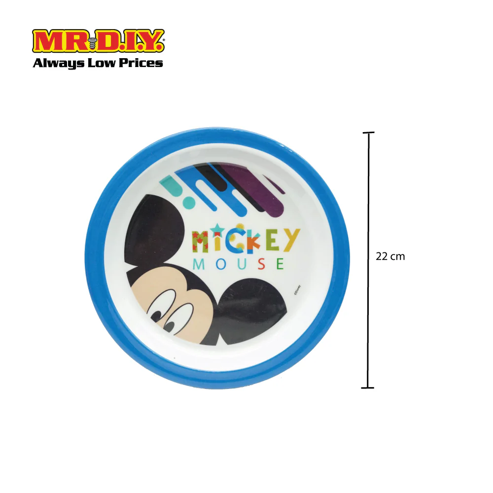 Disney Mickey Melamine Plate (22cm x 2cm) - Image 3