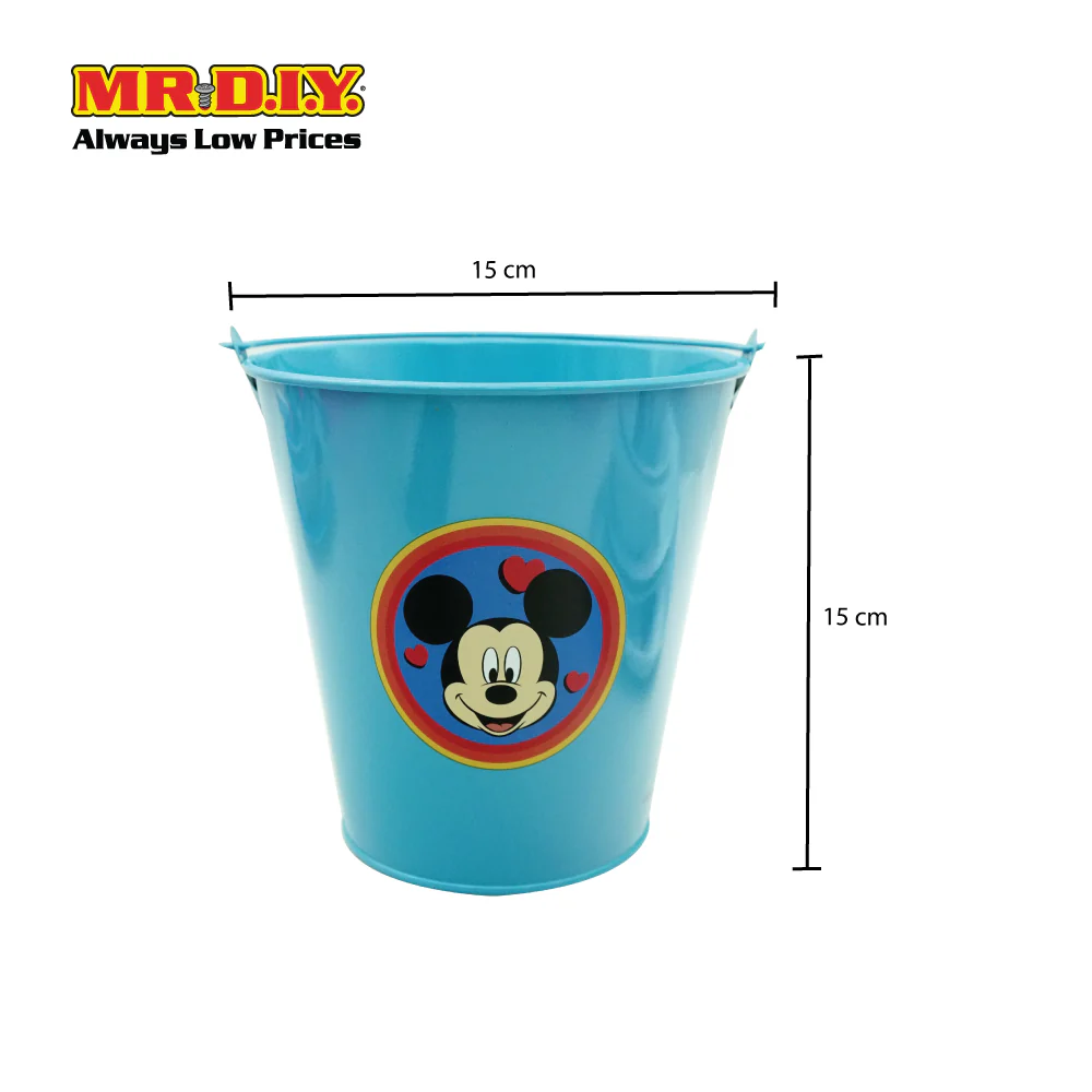 Disney Mickey Metal Pail (15cm x 15cm) - Image 3