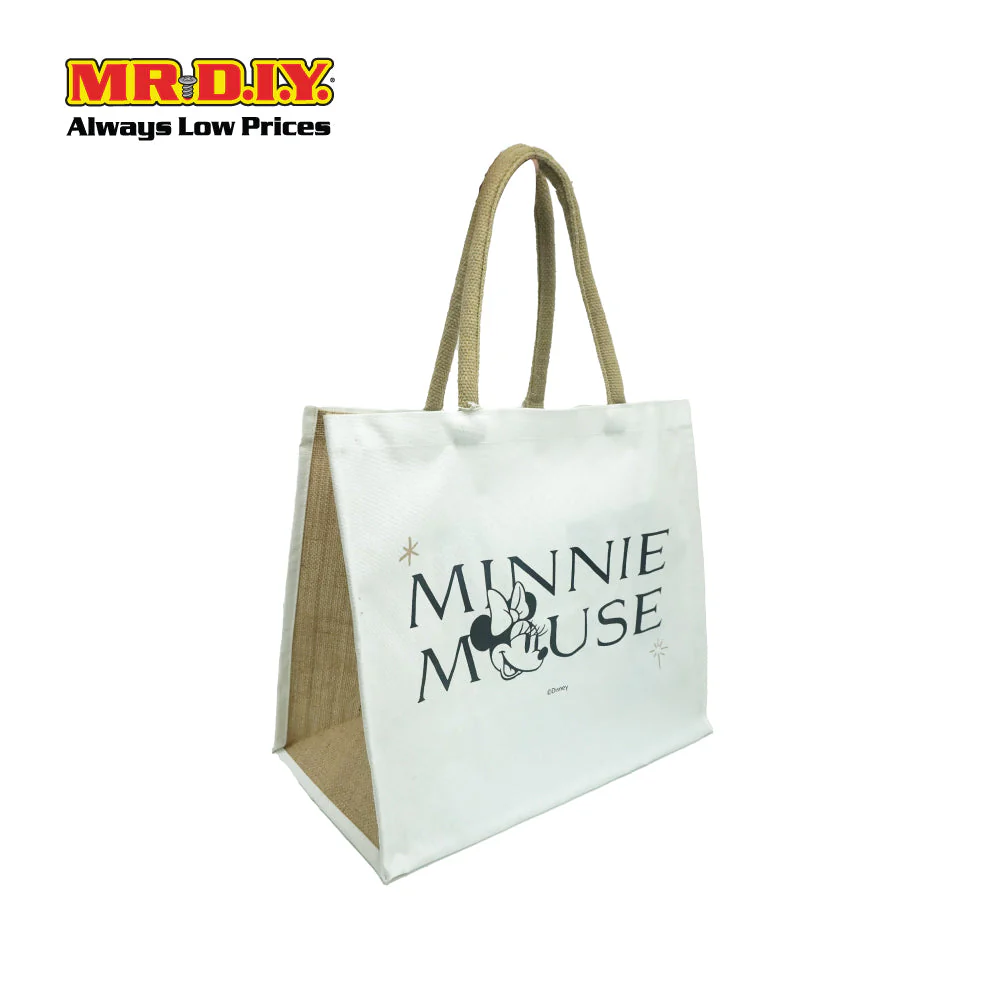 DISNEY Mickey Minnie Jute Bag (L41cm x 36cm) - Image 2