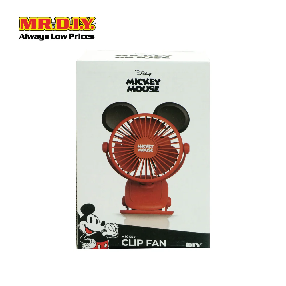 Disney Mickey USB Rechargeable Clip Fan (500mAh) - Image 2
