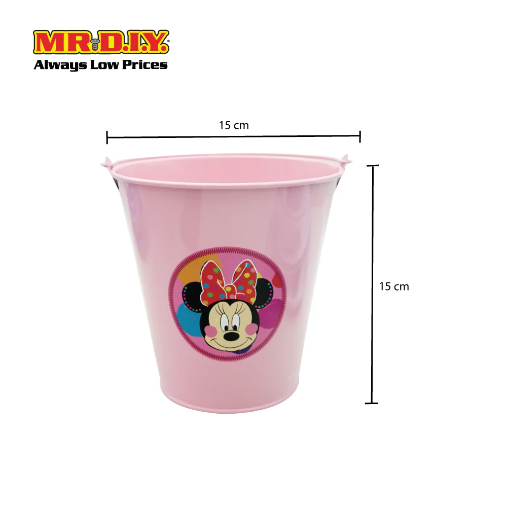 Disney Minnie Metal Pail (15cm x 15cm) - Image 3
