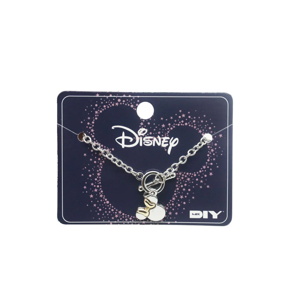 Disney Minnie Silver Bracelet Jewelry Cute Pendant JOJO22052219 - Image 3