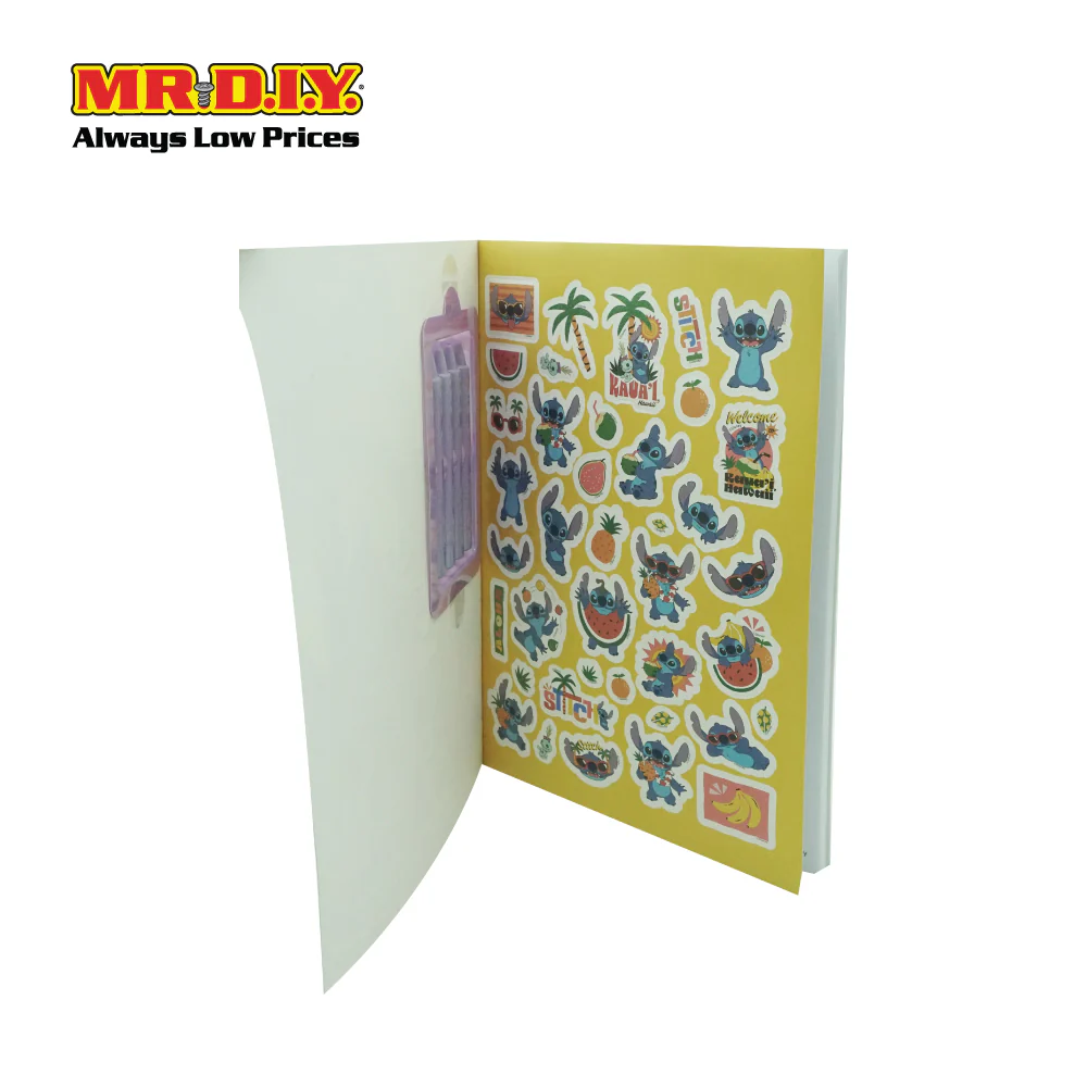 Disney Stitch Coloring Book with Crayon - Image 4