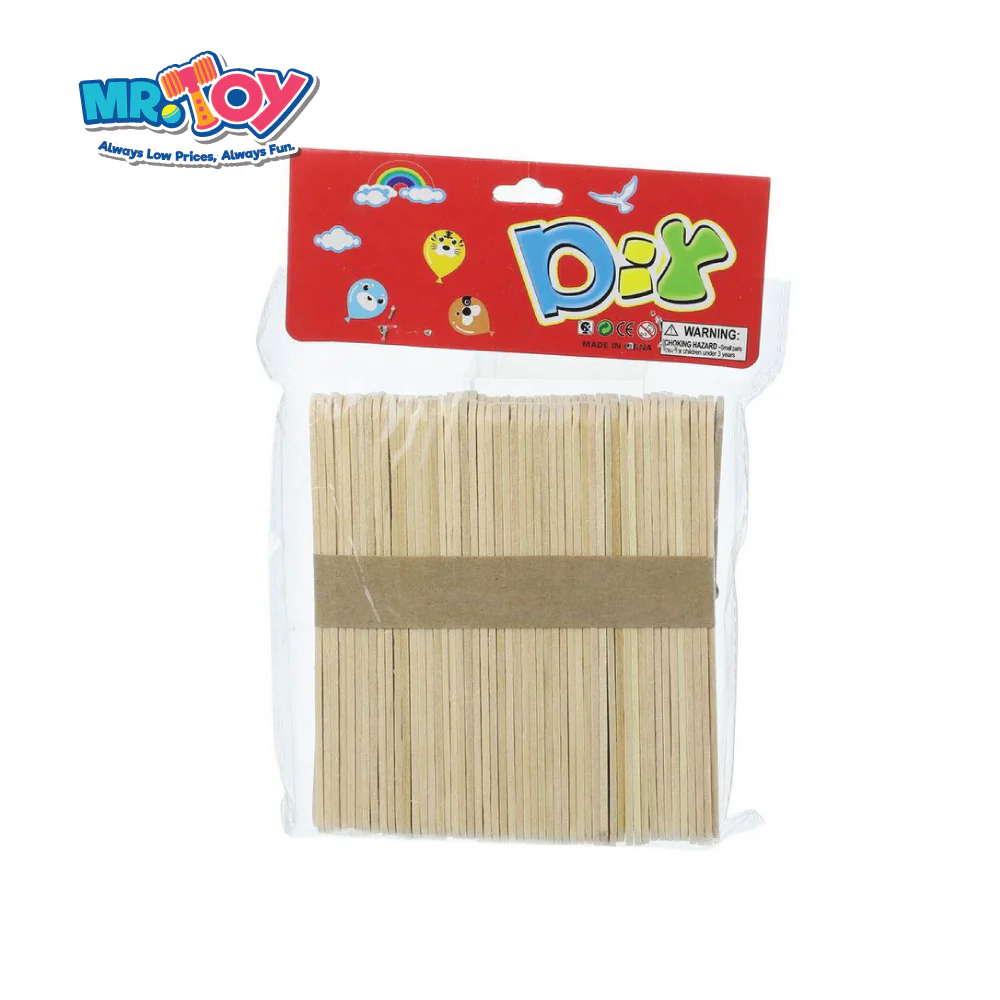 DIY Craft Ice Cream Wooden Sticks (100 pcs) - Image 4