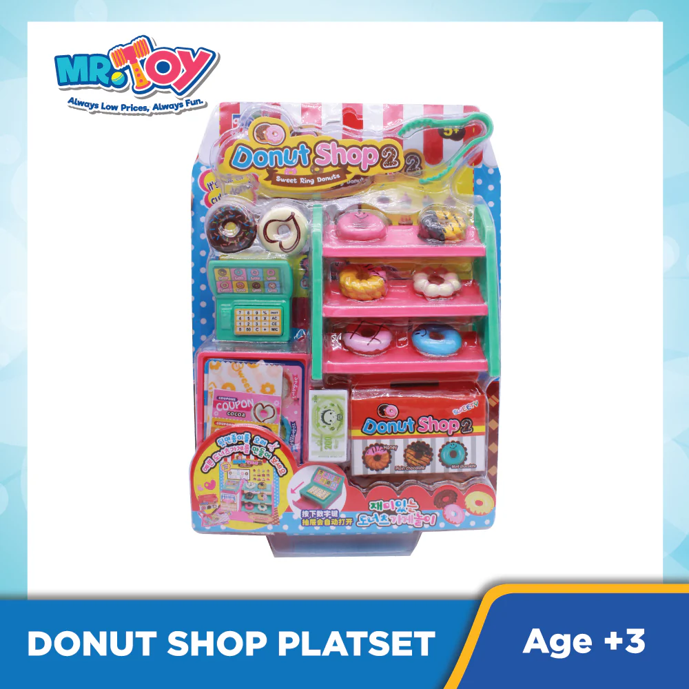 (MR.DIY) Kids Donut Pretend Shop Playset - Image 2