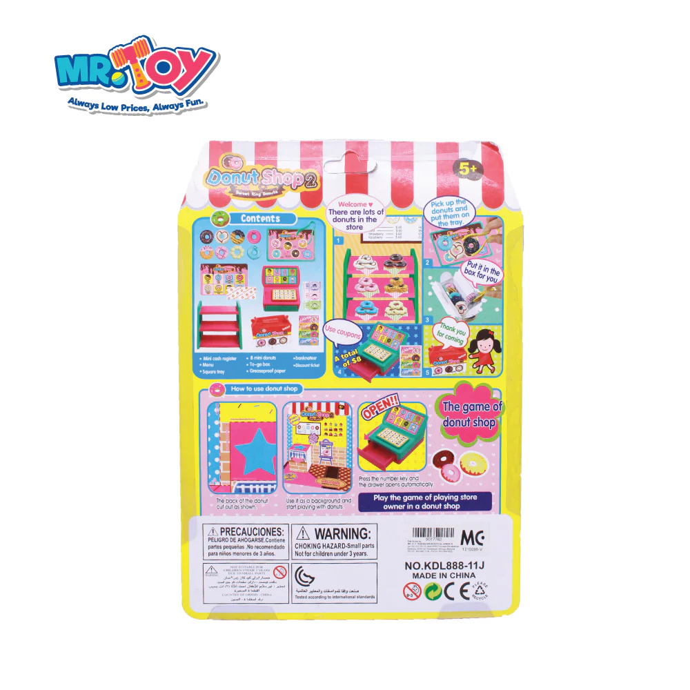 (MR.DIY) Kids Donut Pretend Shop Playset - Image 3