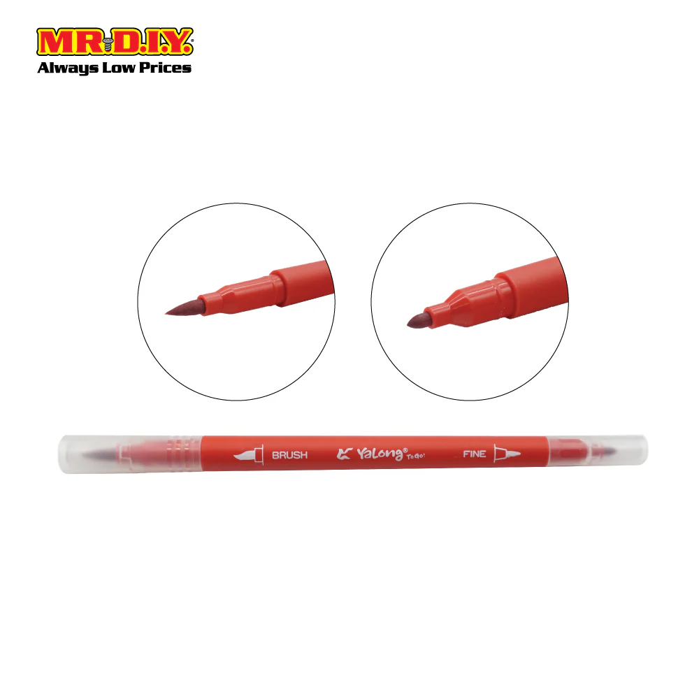 Duo Tip Brush Pen (12 pieces) - Image 4