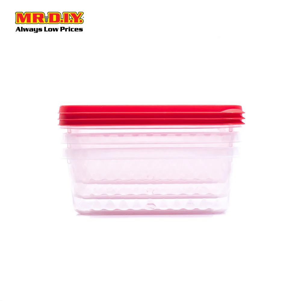 DUORO Plastic Diamond Shine Airtight Food Container 30-32 (3pcs) - Image 6