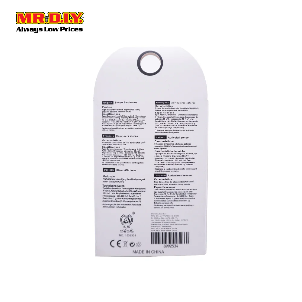 Earphone Am-7889 - Image 3