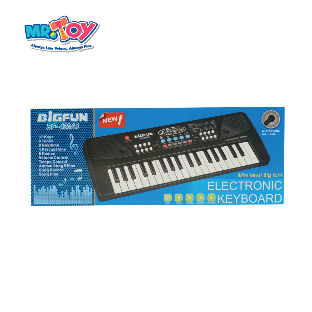 (MR. TOY) Electronic Keyboard Toy with Microphone - Image 4