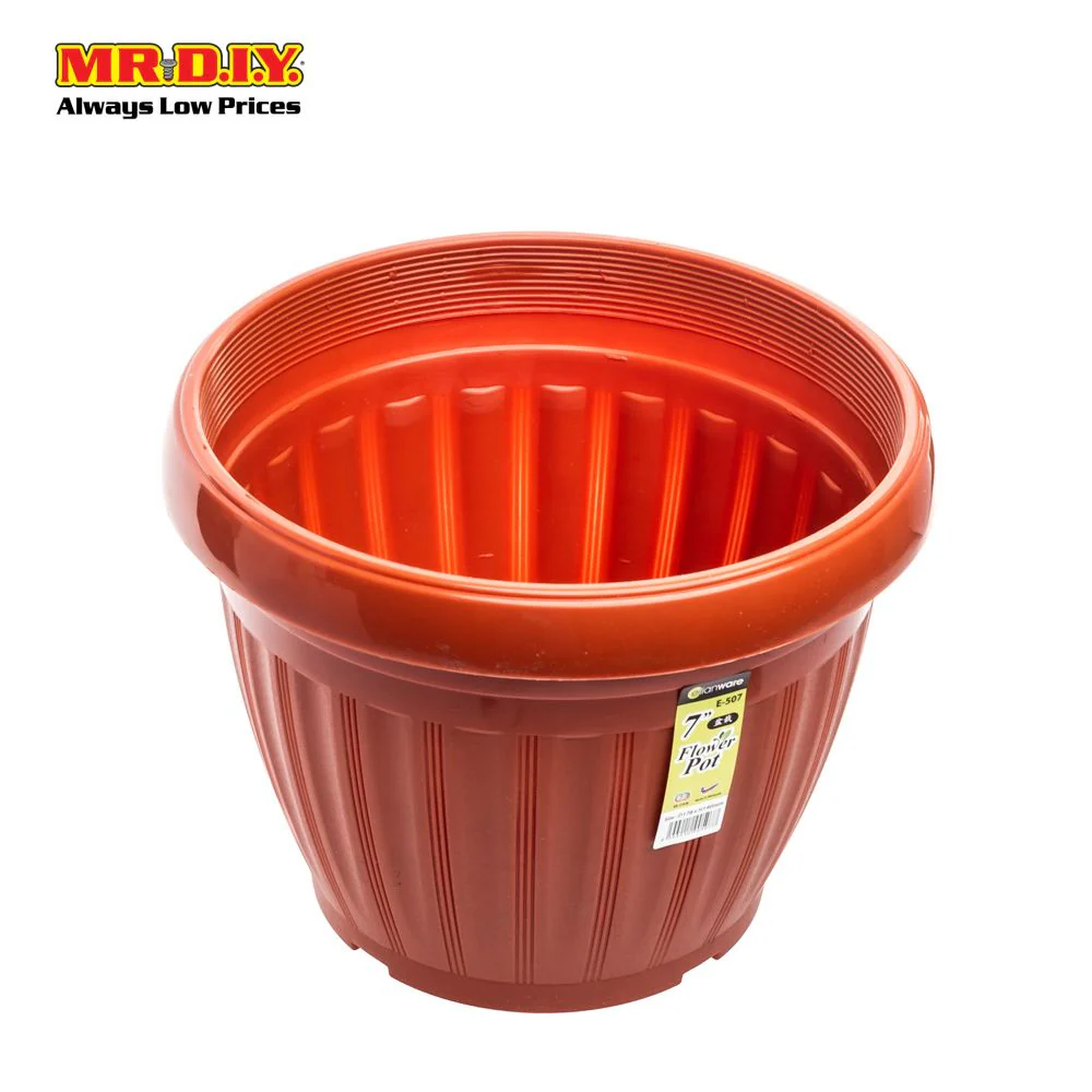 ELIANWARE Plastic Flower Pot 7" - Image 2