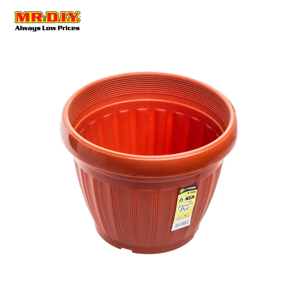 ELIANWARE Plastic Flowerpot (terracotta) - Image 2