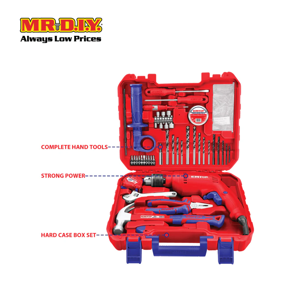 EMTOP 122 Pcs Tools Set EEDK12201-3 - Image 4