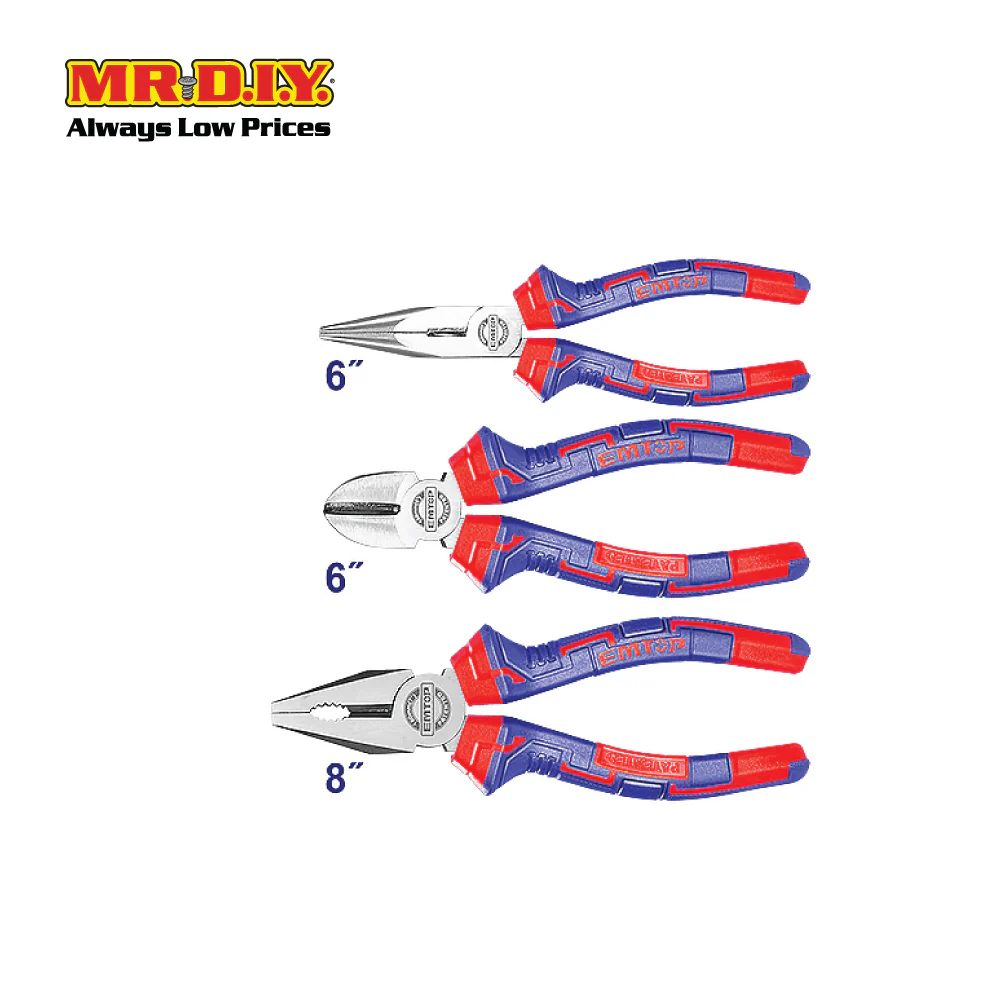 [PRE-ORDER] EMTOP 3 Pcs Pliers Set EPLS0311 - Image 3
