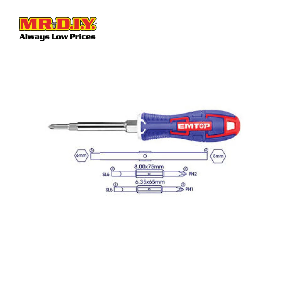 EMTOP 43 pcs Screwdriver Bit Set EBST04302 - Image 2