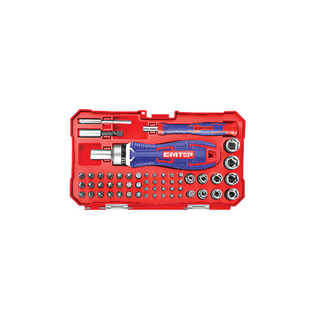 [PRE-ORDER] EMTOP 55 Pcs Screwdriver Bits Set EBST05502 - Image 2
