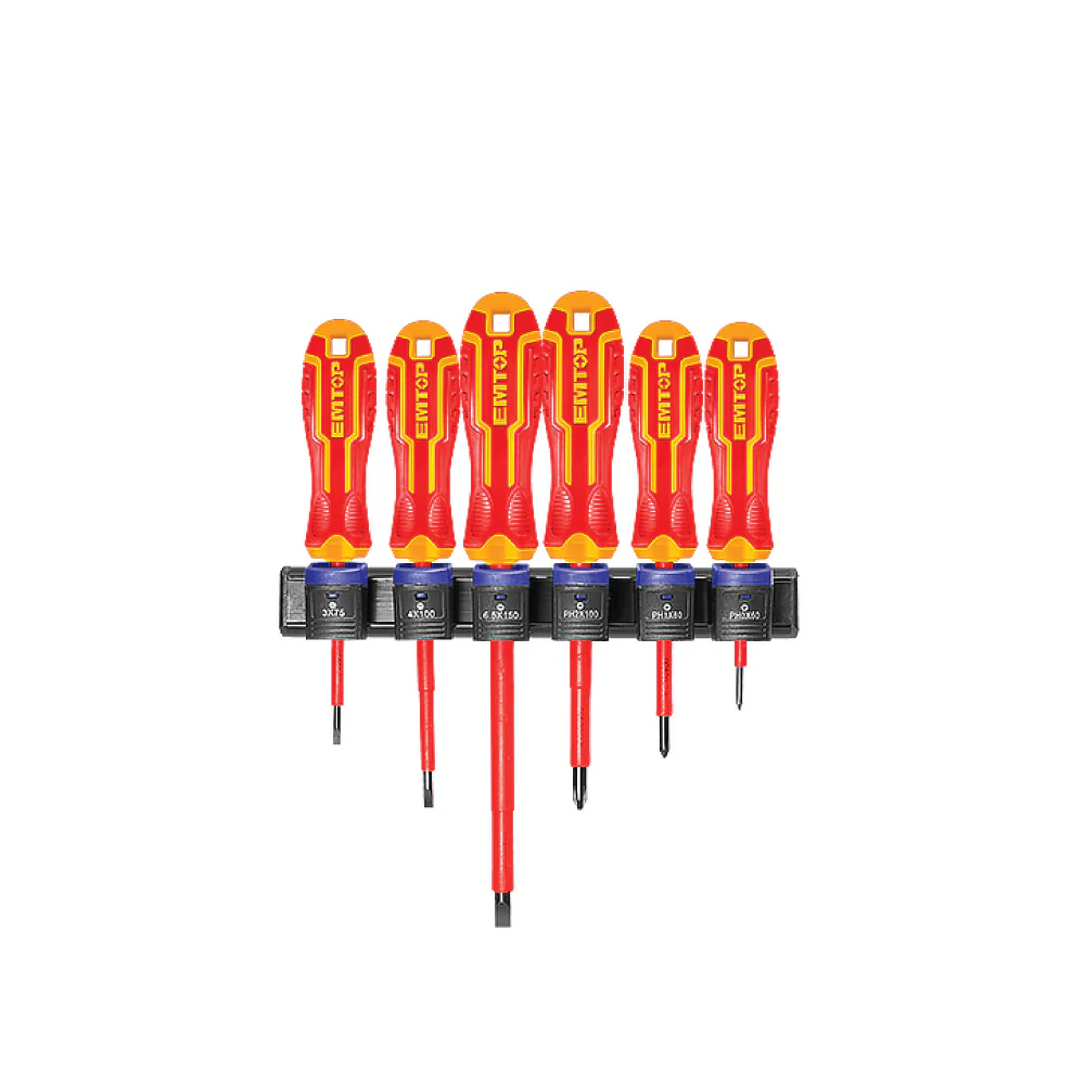 [PRE-ORDER] EMTOP 6 Pcs Insulated Screwdriver Set ESSTJS061 - Image 2